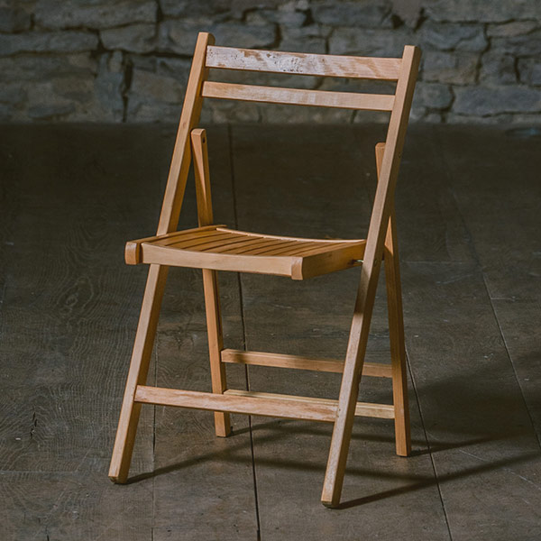 Wooden Folding Chair (natural)