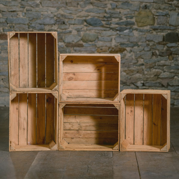Wooden Apple Crate